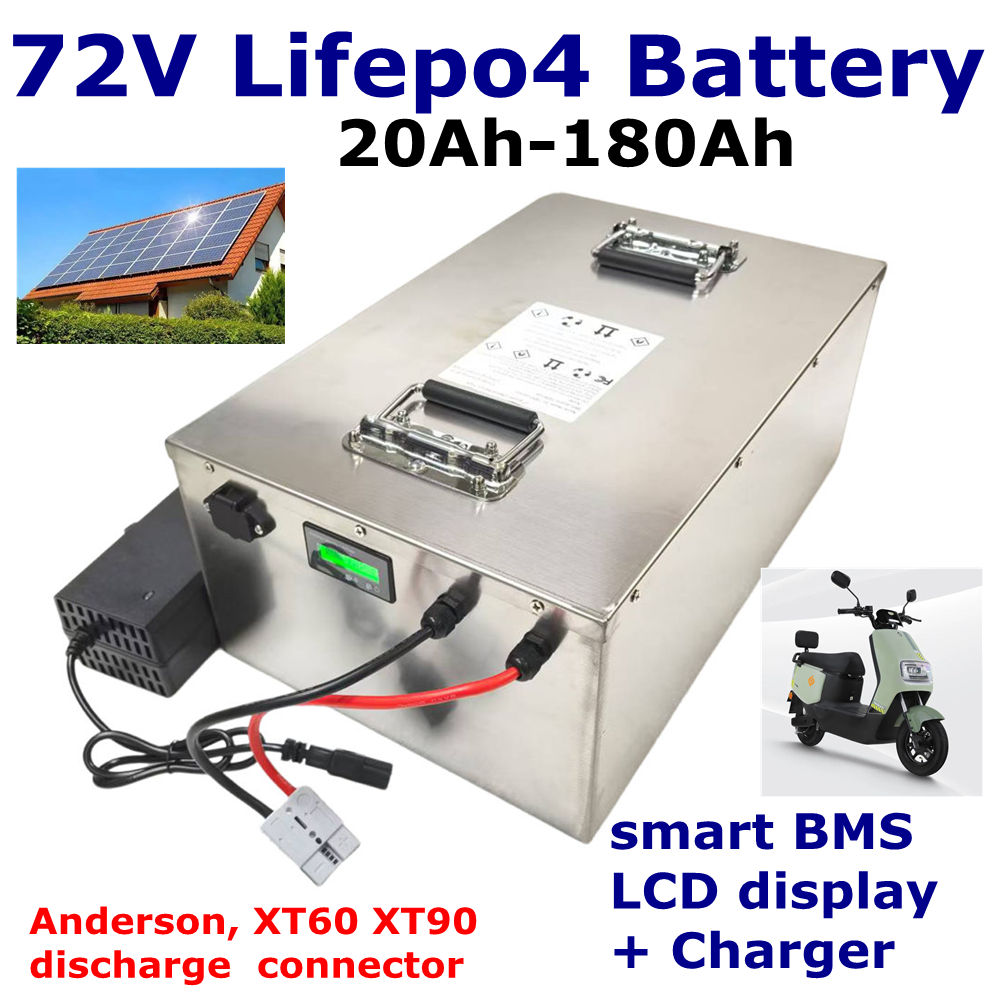 72V 60Ah Lifepo4 Battery Pack - JN- 24S BMS 72V 20Ah 40Ah