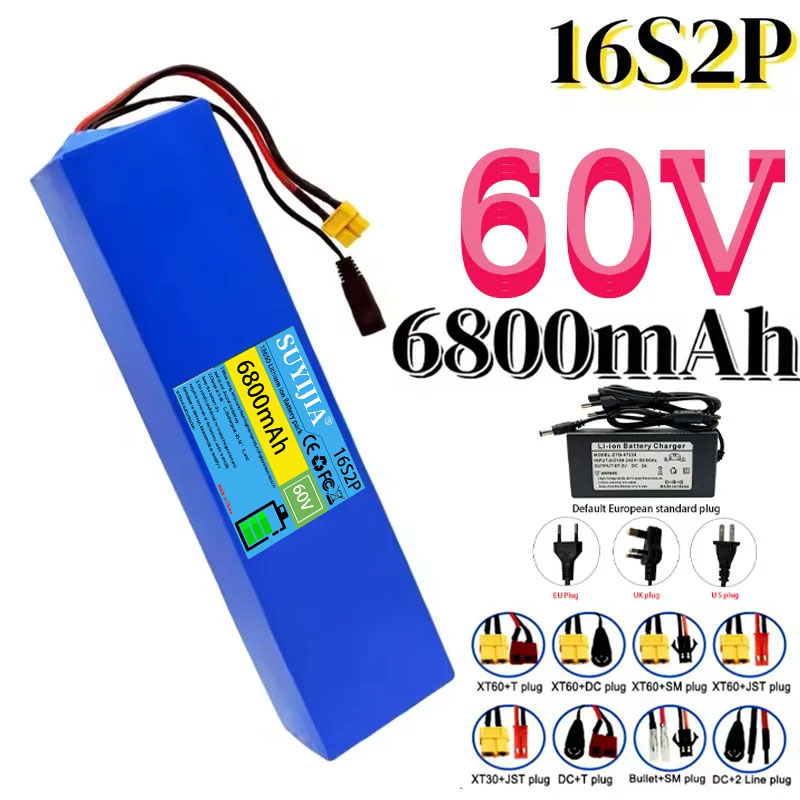 16S2P Lithium Battery Pack, 60 - 60V 30Ah Electric Scooter Battery 评论和价格