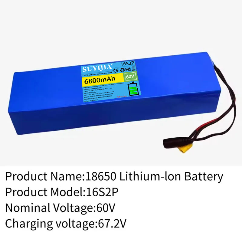 16S2P Lithium Battery Pack, 60 - 60V 30Ah Electric Scooter Battery 评论和价格
